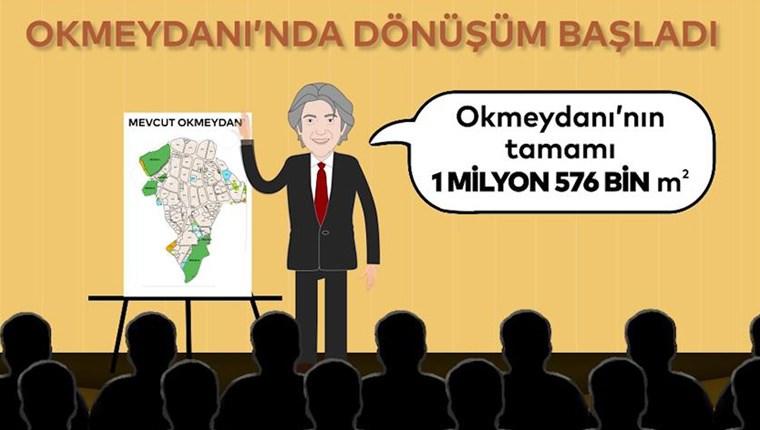 Okmeydanı kentsel dönüşümüne infografik damgası!
