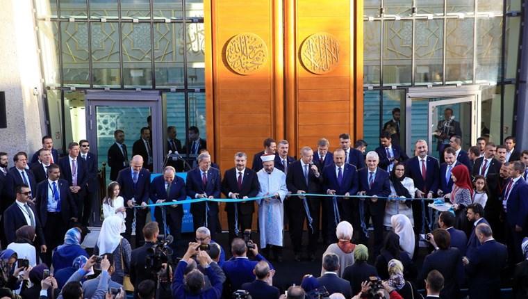 Başkan Erdoğan, DİTİB Merkez Camisi'nin açılışını yaptı