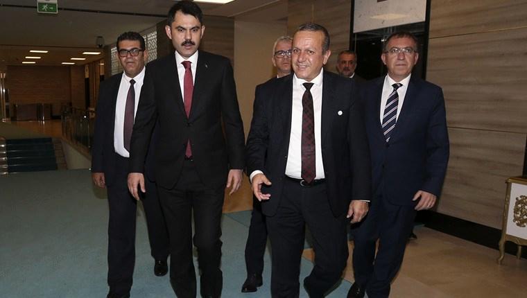 Bakan Kurum, KKTC'li mevkidaşı Ataoğlu ile görüştü