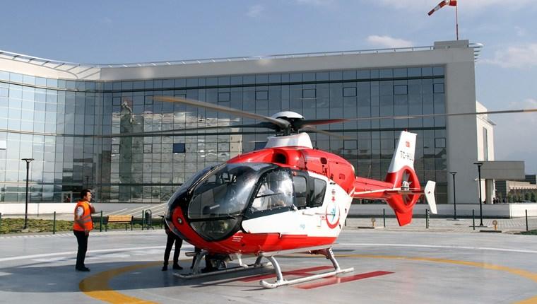 Kayseri Şehir Hastanesi heliport alanının açılışı yapıldı 