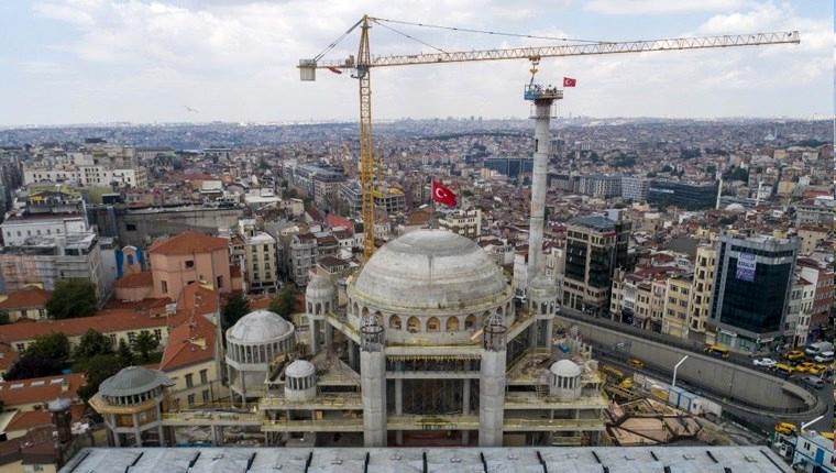 Taksim Camisi inşaatında sona yaklaşıldı