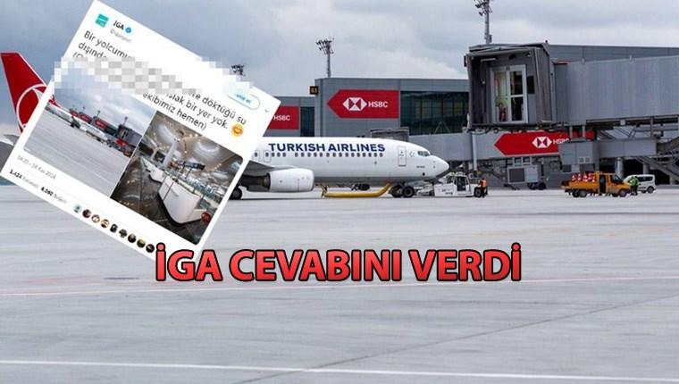 İstanbul Havalimanı'nı 'su bastı' iddialarına yanıt!
