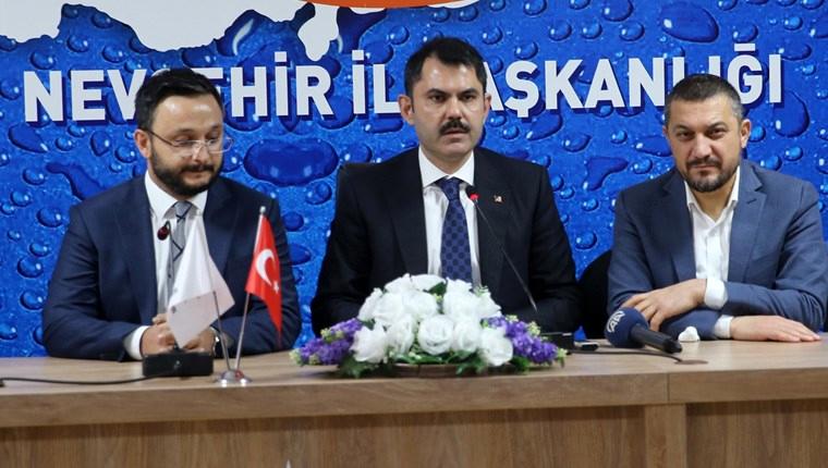 Bakan Kurum, Nevşehir Emlak Konutları'nı inceledi 