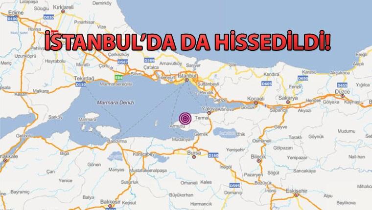 Marmara'da 4.1 büyüklüğünde deprem oldu