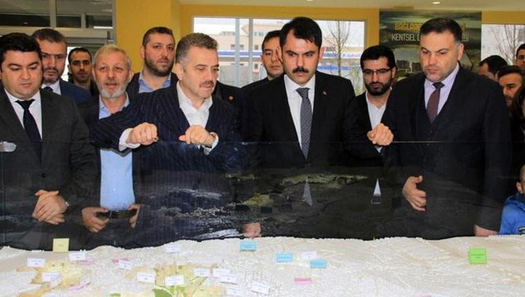 Bakan Kurum İstanbul'da kentsel dönüşüm projelerini inceledi