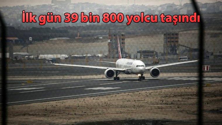İstanbul Havalimanı’ndan ilk gün 148 sefer yapıldı 
