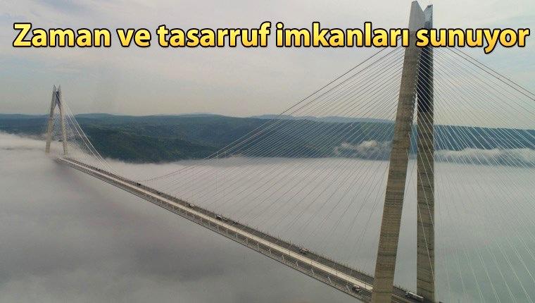 Yavuz Sultan Selim Köprüsü ulaşımda en hızlı rota!