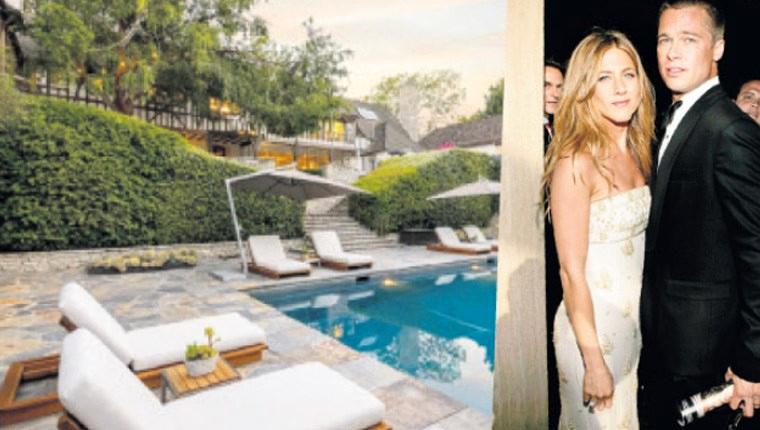 Brad Pitt ve Jennifer Aniston'un yaşadığı malikane satılıyor