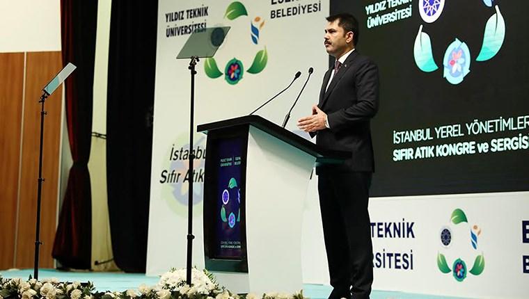 Murat Kurum, Sıfır Atık Kongresi'ne katıldı