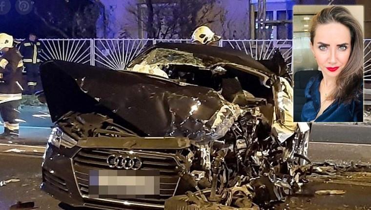 Polat Holding'ten Habibe Aloğlu trafik kazası geçirdi!