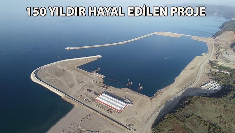 Filyos Limanı'nın yüzde 90'ı tamamlandı