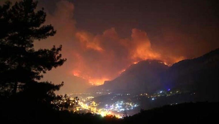 Trabzon'da çok sayıda noktada orman yangını