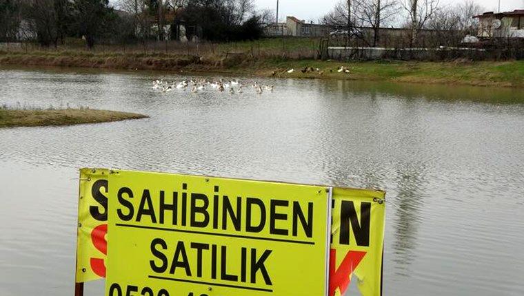 Başakşehir'de 2 milyon TL'ye sahibinden satılık göl!