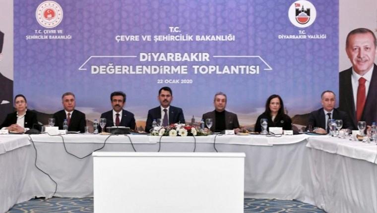 Bakan Kurum, Diyarbakır Değerlendirme Toplantısı'na katıldı