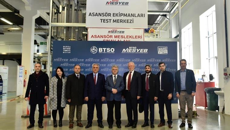 Asansör test merkezi Bursa'da hizmete girdi