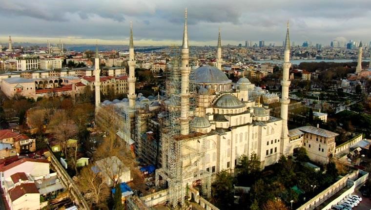 Sultanahmet Camisi'nin restorasyonu yüzde 30’u geçti