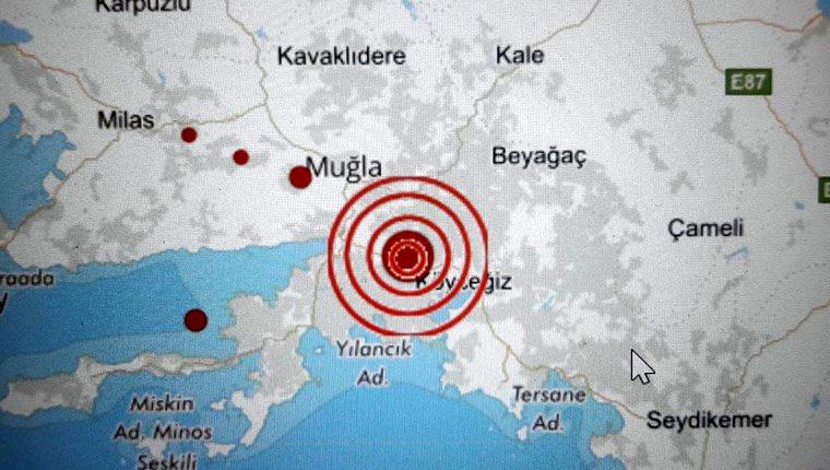 Muğla'da 4.4 büyüklüğünde korkutan deprem!
