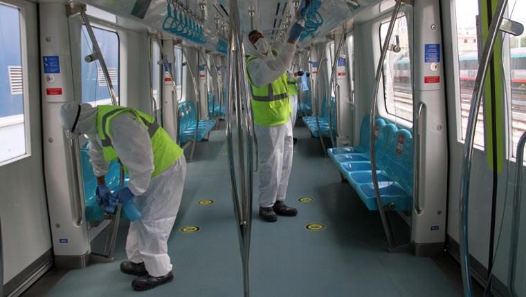 YHT ve Marmaray vagonları her gün dezenfekte ediliyor