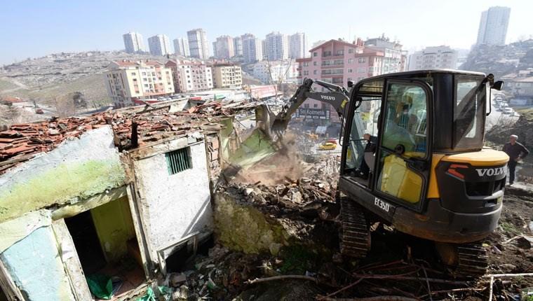 Altındağ’da 6 ayda 208 metruk yapı yıkıldı