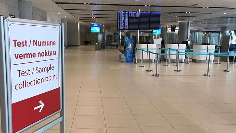 İstanbul Havalimanı'nda 1.500 yolcuya korona virüs testi yapıldı