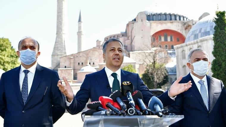 Vali Yerlikaya Ayasofya Camii açılışında tedbirleri açıkladı