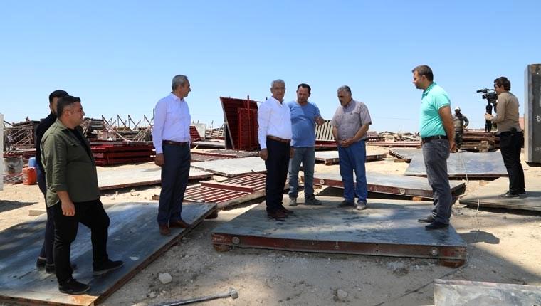 Battalgazi’de deprem konutlarının inşaat çalışmaları başladı