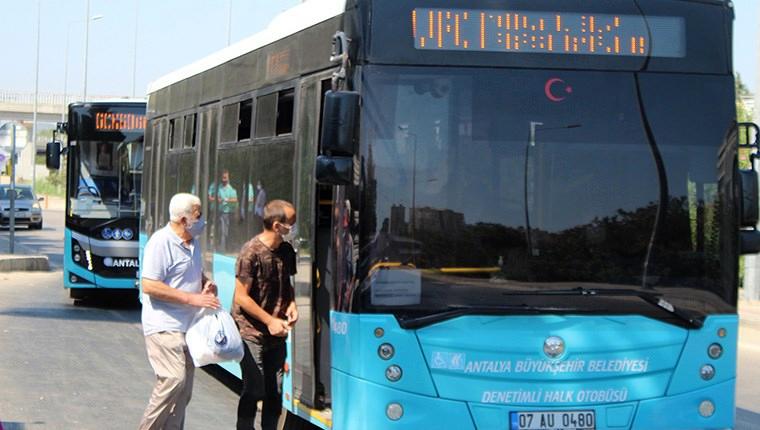 Antalya'da toplu ulaşımda yolcu kapasitesi 175 bine düştü