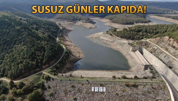 İstanbul barajlarının yarısından fazlası boşaldı!