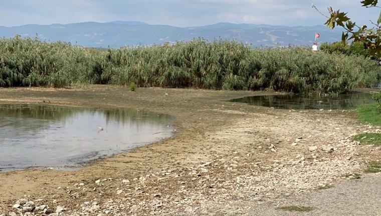İznik Gölü'nde kuraklık endişesi!