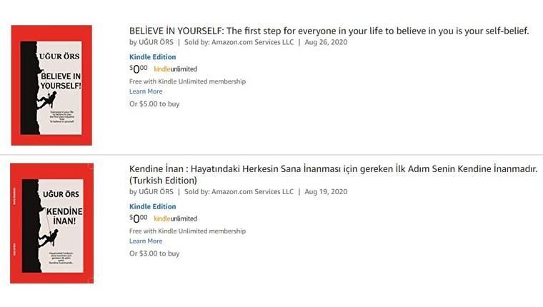 Uğur Örs'ün kitabı Amazon'da satışta!