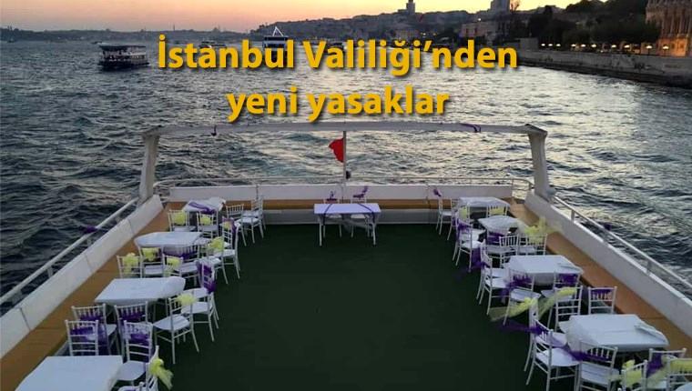 İstanbul'da deniz araçlarında düğün yapmak yasaklandı
