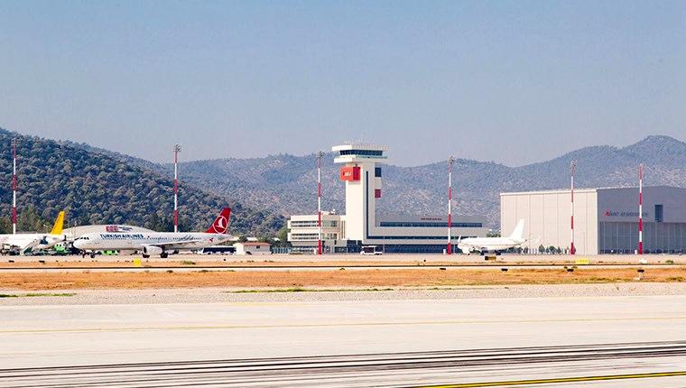 Milas-Bodrum Havalimanı’nın yenilenen pisti hizmete açıldı