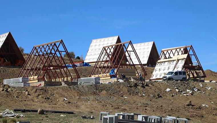 Yıldız Dağı Kayak Merkezi'ne bungalov evler yapılıyor