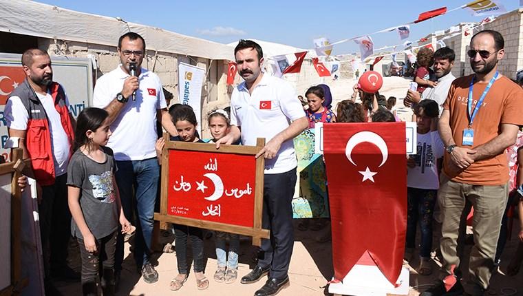 Emine Erdoğan'ın İdlibliler için bağışladığı 50 ev teslim edildi