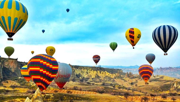 Kapadokya'da yerli üretim balonlar havalandı!