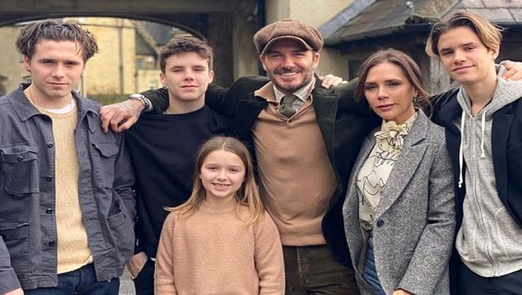 Beckham ailesi 6 milyon sterlinlik evde karantinaya girdi!