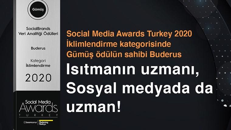 Buderus'a Social Media Awards’tan ödül!
