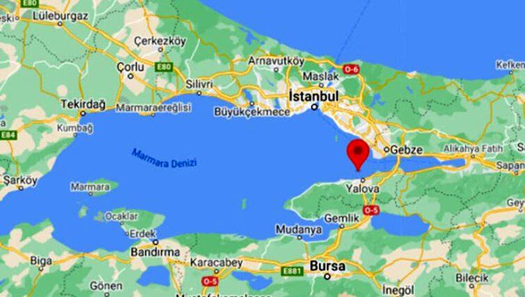 Marmara Denizi'nde 3.0 büyüklüğünde deprem!