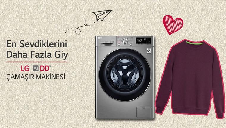 LG çamaşır makineleri giysilerinizin ömrünü uzatıyor