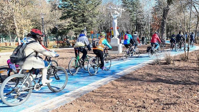 Ankara'daki "Bisiklet Yolu Projesi"nin ilk etabı tamamlandı