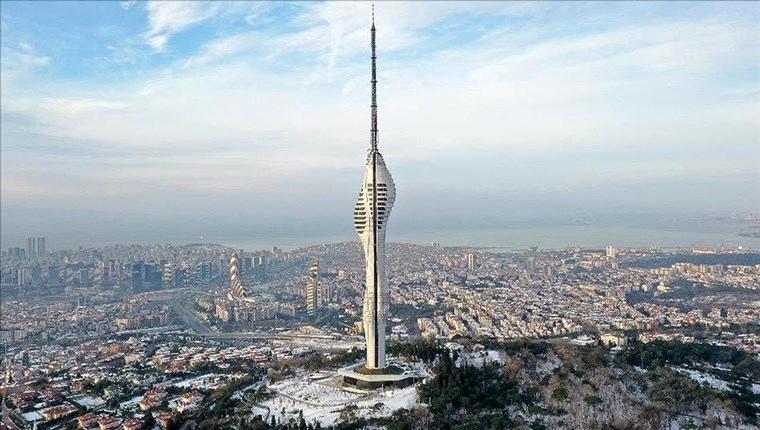 369 metrelik Çamlıca Kulesi, Avrupa'nın lideri oldu!