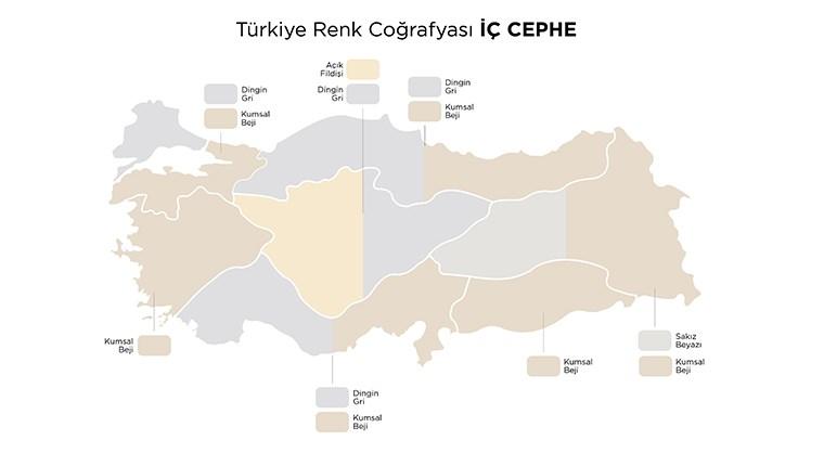 Polisan Kansai Boya, Türkiye'nin renk haritasını çıkardı