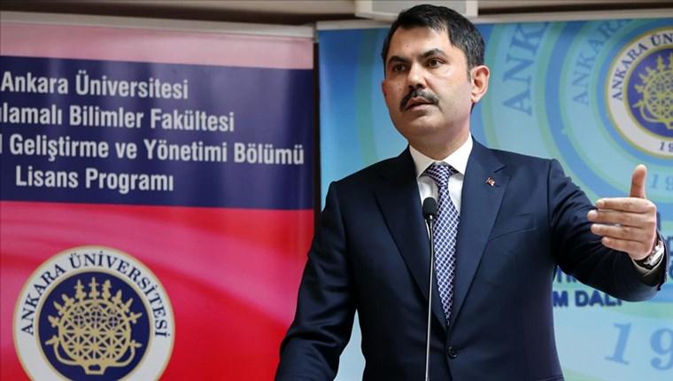 Bakan Murat Kurum'dan kentsel dönüşüm açıklaması!