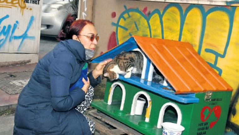 Leman Sam, Cihangir'de kedi evi yaptırdı