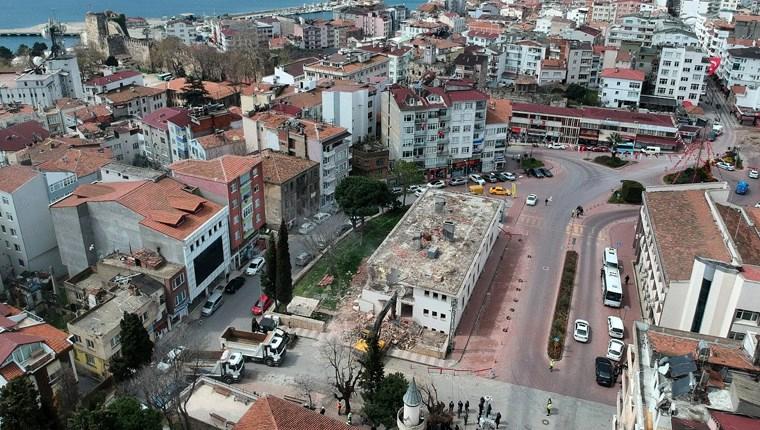 Sinop Kent Meydanı Millet Bahçesi'nin yapımına başlandı