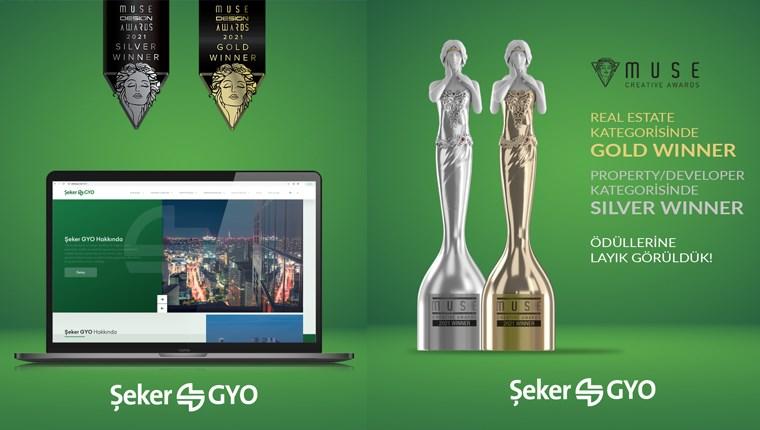 Şeker GYO web sitesine “Muse Creative Awards”dan iki ödül!