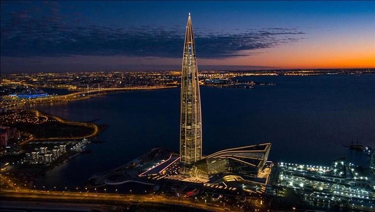 Avrupa'nın en yüksek binası Lakhta Center'a 4 ödül!