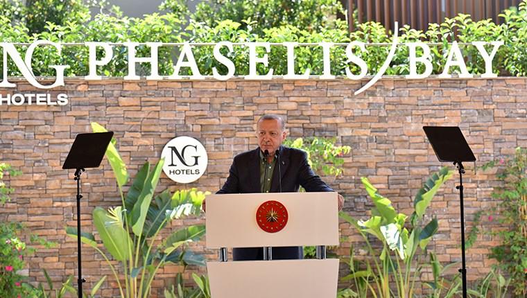 Başkan Erdoğan, NG Phaselis Bay'ın açılışına katıldı