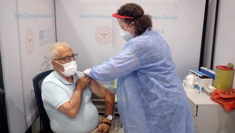 Sabiha Gökçen Havalimanı'ndaki aşı merkezi hizmet vermeye başladı