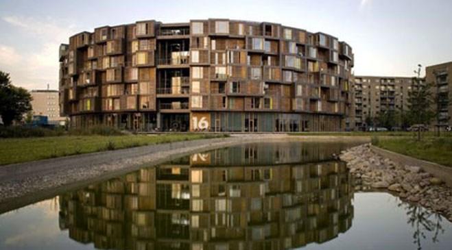 Kopenhag'da 360 dairelik lüks öğrenci yurdu!